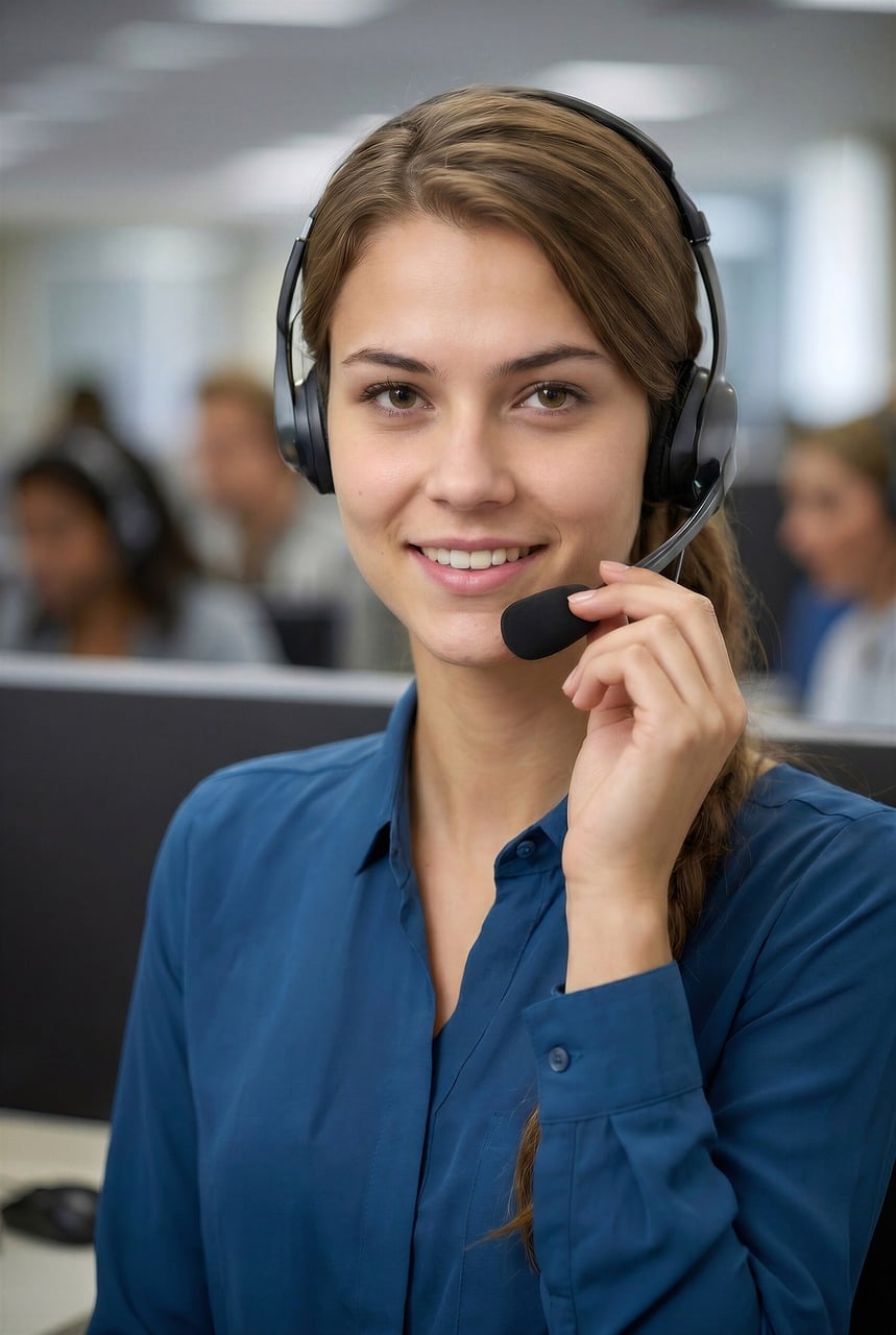 customer support headset team